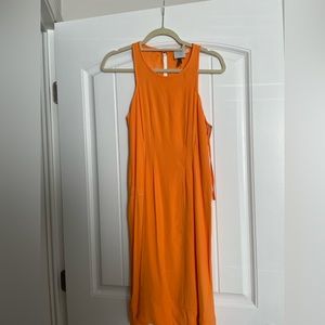 Anthropologie HD brand orange dress